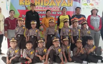 Anak-anak di Desa Semerangkai Terima Pin Polio, Puskesmas dan Pemerintah Desa Turun Langsung